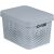 Curver Infinity Dots 17L Graue Aufbewahrungsbox mit Deckel