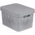 Box perforiert mit Deckel Infinity Recycled 17L 36x27x22cm grau 65218990