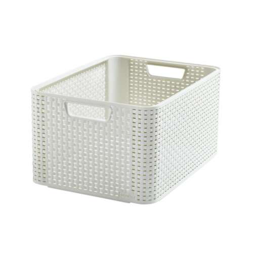 Kutija bez poklopca Style Rattan L krem 43L 44x33x23cm 104448730