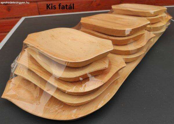 Fa kínáló tál szett 13 részes