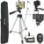 Statyw do smartfona do nagrywania wideo i fotografii, z kijem do selfie, pilotem i torbą transportową 99244379
