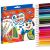 Bambino Trix Pencils 24db-os háromszög alakú színes ceruza készlet, Többszínű 133420886