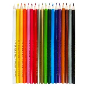Bambino Trix 24 Triangular Colored Pencils Set colors - Unipap