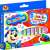 Bambino felt-tip pens with stamps, 12 colors, packaging