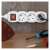 EMOS P1325R 3 socket 5 meter 1.5mm2 extension cord with switch, white