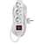 EMOS P1325R 3 socket 5 meter 1.5mm2 extension cord with switch, white