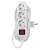 EMOS P1325R 3 socket 5 meter 1.5mm2 extension cord with switch, white