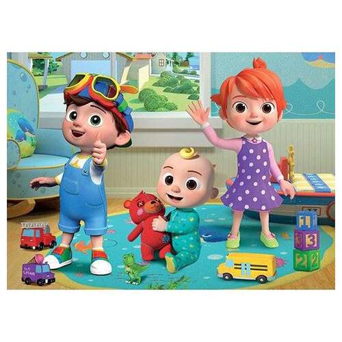 Cocomelon Maxi Floor Puzzle, 60 darabos kirakós, a Cocomelon karakterekkel
