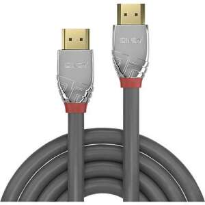Kabel HDMI Lindy 10m, szary, wysokiej prędkości, 4K, 3D, 18Gbps, HEC, ARC, CEC, Dolby True HD, DTS-HD Master Audio - Lindy Kabel HDMI