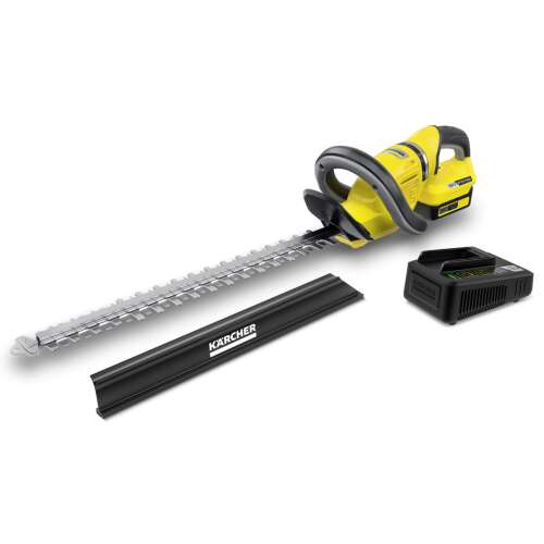 Karcher HGE 18V-50 cordless hedge trimmer with battery and charger