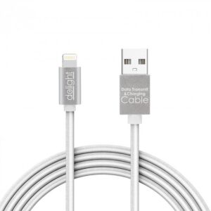 Delight cable - Iphone Lightning Ladekabel, 1m, weiß 140108408 - Lightning-Kabel