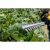 Close-up of Karcher HGE 18V-45 cordless hedge trimmer in use
