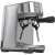 Sage SES450BSS espresso machine, stainless steel, side view