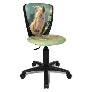 Topstar High School Kids Swivel Chair with Horse Design - Furniture