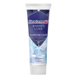 Blend-a-med 3D White Luxe Diamond Glow fogkrém, jeges menta, 75ml - Fogkrém