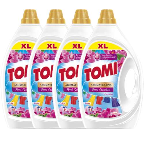 Tomi Aromaterapia Color Orchidea Płyn do prania, 4 butelki