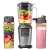 Sencor SBL 7550SS Smoothie Maker with two bottles, fruits and berries in the blender