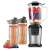 Sencor SBL 7550SS Smoothie Maker with two bottles, fruits and berries in the blender