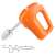 Sencor SHM 5403OR Hand Mixer, orange, with beaters and dough hooks