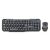 Gembird KBS-WM-02 Wireless US Keyboard + Optical Mouse Black 77601332