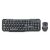Gembird KBS-WM-02 Wireless US Keyboard + Optical Mouse Black 77601332
