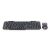 Gembird KBS-WM-02 Wireless US Keyboard + Optical Mouse Black 77601332