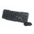 Gembird KBS-WM-02 Wireless US Keyboard + Optical Mouse Black 77601332