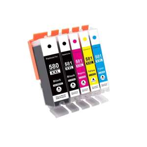 Canon PGI-580XXL/CLI-581XXL kompatibilis tintapatron multipack, fekete, cián, magenta, sárga - Ecopixel