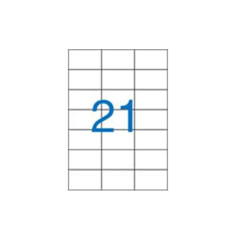 21 db univerzális címke lap, 70x42,4 mm, VICTORIA - Irodai papíráru