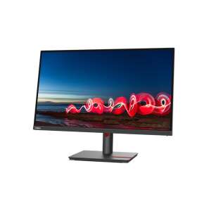 Lenovo ThinkVision T27i-30 27 inch Full HD monitor with IPS panel, 1920x1080 resolution, 1000:1 contrast ratio, 300 cd/m2 brightness, 6ms response time, HDMI, DP, VGA ports - Peripheral