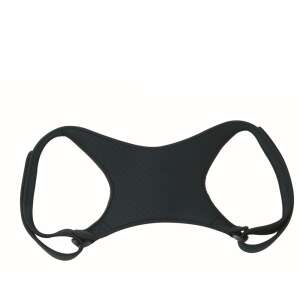 Vivafit Deluxe fekete tartásjavító hátpánt, hátulnézet - Vivafit