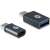 Conceptronic DONN04G Adapter USB-C do USB-A i USB-C do Micro USB, 2-pak, czarny