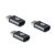 Conceptronic Converter - DONN05G 3-Pack (3db USB-C to MicroUSB, black) 67705309