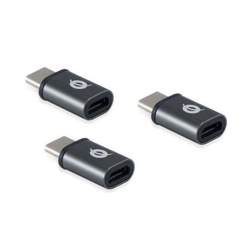 Conceptronic DONN05G USB-C to Micro USB adapter, 3-pack