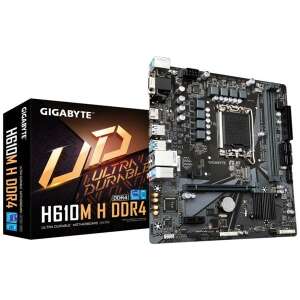 Gigabyte H610M H (rev. 1.0) Intel H610 Express LGA 1700 micro ATX (H610M H) 65402119