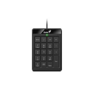Genius Slim Numpad 110 Verkabeltes USB-Nummernblock, Schwarz - Numerische Tastenfelder