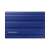 Samsung T7 Shield 2TB external SSD, blue, front view