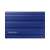 Samsung T7 Shield 2TB external SSD, blue, front view