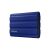 Samsung T7 Shield 2TB Portable SSD - Blue, side view