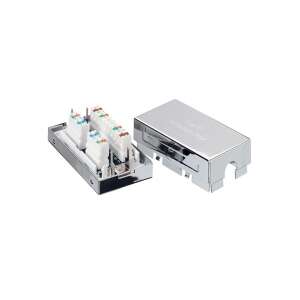 equip® Cat6 Shielded Junction Box, 135620, LAN cable connector, network cable connector, network wiring, network installation, data cable connector - Equip Rack Cabinet Accessory