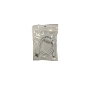 Micro USB töltőkábel 0,8m, fehér