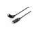 Equip HDMI 2.0 kábel, 2m, fekete, derékszögű, aranyozott csatlakozók, 4K/60Hz