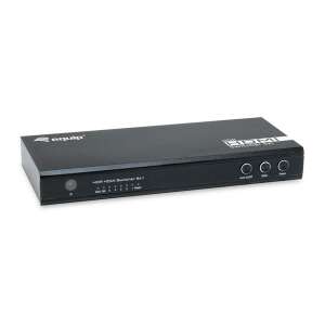 Equip HDMI 2.0 Switch 5x1, черен, с 5 входа и 1 изход, поддържа 4K резолюция, HDR10, Dolby Vision и дистанционно управление - Превключвател KVM