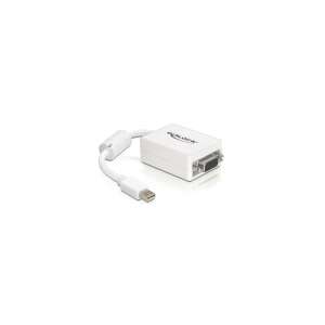 Delock Adapter Mini DisplayPort do VGA, biały, standard 1.1, FullHD - Konwerter DisplayPort