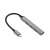 Hub USB-C Equip-Life, 4 Porturi, 1xUSB3.2, 3xUSB2.0, argintiu