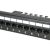 Equip Patch panel - 135425 (24 port, Cat6, árnyékolatlan, fekete) 65404153