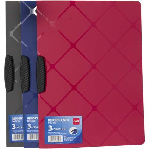 DELI Cube A4 mappa, 3 színben, vegyes színben