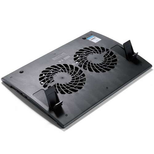 DeepCool Notebook Cooling pad de răcire până la 17" - WIND PAL FS (21,5-26,5dB; max. 195,38 m3/h; 2x14cm, 2xUSB2.0)