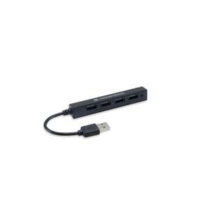 Conceptronic HUBBIES05B 4-portowy koncentrator USB 2.0, czarny - Koncentrator USB