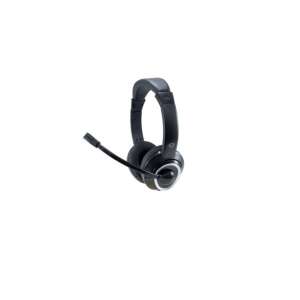 Słuchawki stereo Conceptronic POLONA02BA, czarne, z mikrofonem i regulacją głośności - Conceptronic